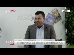 Yönetim Kurulu Başkanımız Serdar ŞENDAĞ Growtech Fuarı'ndaki Agro TV canlı yayın konuğu oldu